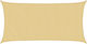 vidaXL Rectangular Shade Sail Beige with PU Coating 3x6m