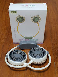 Diandi Neck Desktop USB Fan USB Rechargeable Neck Dual Fan DD-5583 Diandi Neck Desktop USB Fan USB Rechargeable Neck Dual Fan DD-5583