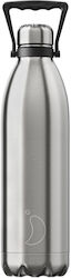 Chilly's Original Flasche Thermosflasche Rostfreier Stahl Silver 1.8lt