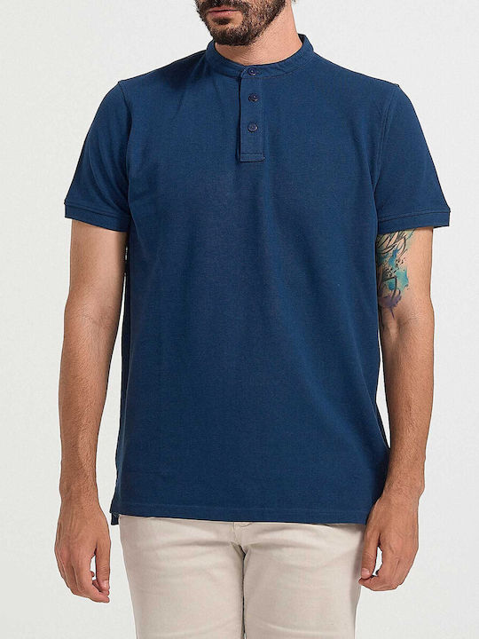 Rook Men's Blouse Polo Blue