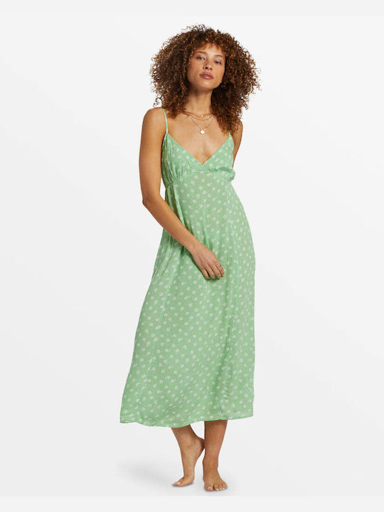 Billabong Καλοκαιρινό Midi Φόρεμα Πράσινο