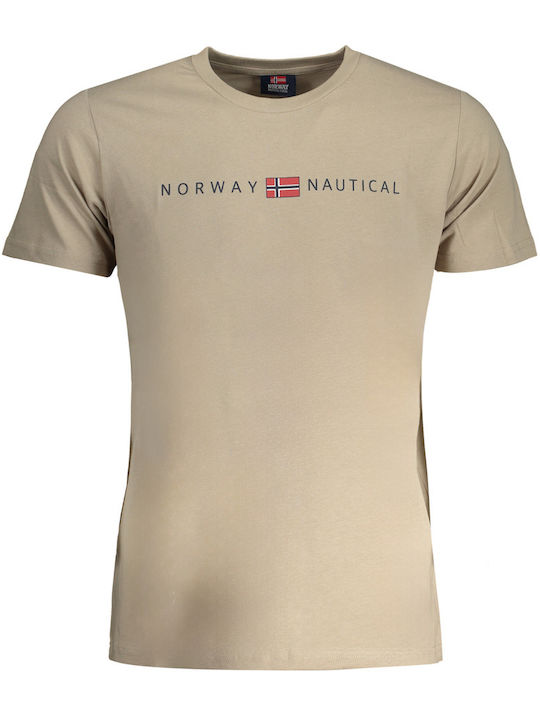 Squola Nautica Italiana Herren T-Shirt Kurzarm Beige