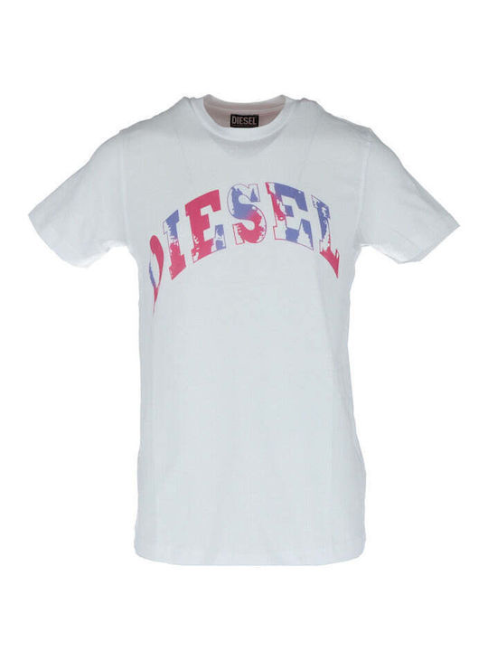 Diesel Men's Short Sleeve T-shirt White