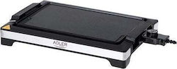 Adler Tischplatte Elektrischer Grill 3000W mit einstellbarem Thermostat 36.5cmx24cmcm