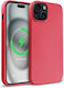 Crong Color Back Cover Σιλικόνης Ροζ (iPhone 15)
