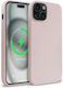 Crong Color Back Cover Σιλικόνης Ροζ (iPhone 15)