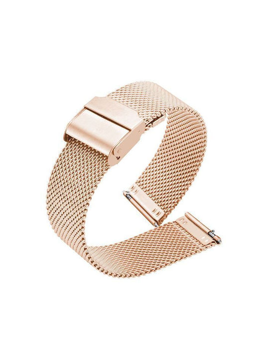 Universal Μεταλλικό Strap Stainless Steel Rose ...