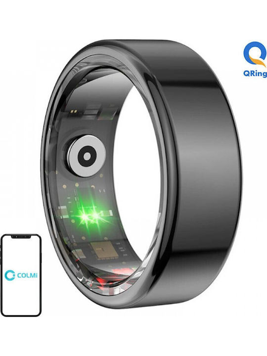 Colmi R02 Smart Ring (Size 11 - 20.6mm) 20.6mm with Heart Rate Monitor Black