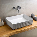 Karag Vessel Sink Porcelain 50x36x12cm White