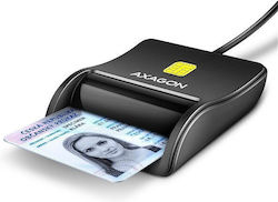 Axagon Axagon Cre-sm3n Usb Cable Flatreader Usb-a Id Card Reader 1.3 M Cable