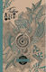 Company Fresh Striped Hardcover Notebook 10.5x16.5cm 120 pages Tattoo Art Blue 032.8774