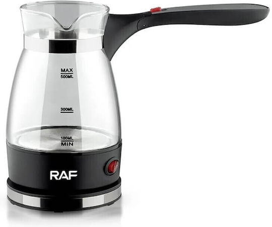 Raf Cafetieră electrică grecească 600W cu Capacitate 500ml Negru