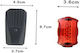 Bicycle Lights Set 4.5x9.7x3.7cm Maxeed