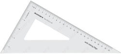 Isomars Geodreieck 35cm Transparent 60° Abgeschrägte Kante