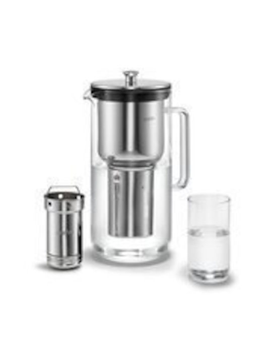 Aarke Filtering Pitcher Aarke Krug Metallisch 2360ml 1Stück