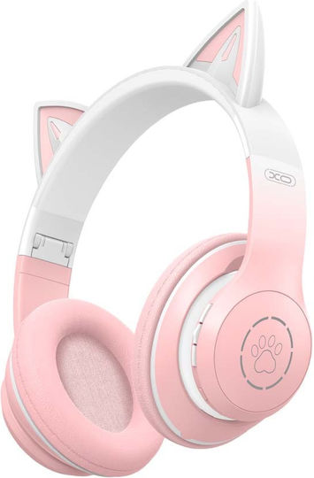 XO Kabellose Bluetooth Kinder Am Ohr Kopfhörer mit 6.5 Stunden Betriebszeit Rosa