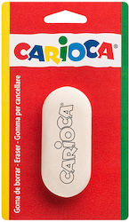 Radiera alba blister Carioca 3x6cm