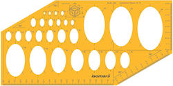 Isomars Ellipses Stencil 1833 2mm 60mm