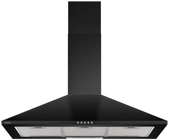 Pyramis Απορροφητήρας Καμινάδα 60cm Μαύρος