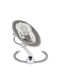 Cangaroo Ηλεκτρικό Relax Μωρού Κούνια Cloud Touch με Μουσική Pink για Παιδί έως 9kg