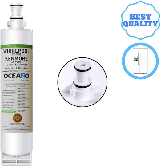 Oceano Replacement Water Filter for Whirlpool / Kenmore / Ariston / Philips / Maytag Refrigerator