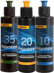 Mirka Polarshine 35 Pasta De Lustruit Pentru Mașini Salve Grosieră 250 Ml + Mirka Polarshine 20 Pasta De Lustruit Pentru Mașini Salve Medie 250 Ml + Mirka Polarshine 10 Pasta De Lustruit Pentru Mașini Salve Fină 250 Ml Mirka Polarshine 35 Pasta De Lustruit Pentru Mașini Salve Grosieră 250 Ml + Mirka Polarshine 20 Pasta De Lustruit Pentru Mașini Salve Medie 250 Ml + Mirka Polarshine 10 Pasta De Lustruit Pentru Mașini Salve Fină 250 Ml