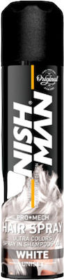 NISHMAN Hair Spray White 150ml