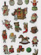 Weihnachtsaufkleber Weihnachtsfreunde 31x11cm 145100700
