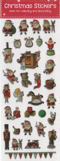 Коледни стикери Xmas Friends 31x11см 145100700
