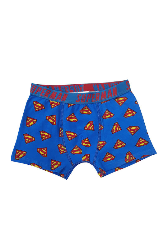 E PLUS M Superman Kinder-Boxershorts Blau