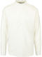 Langärmlig Leinen Hemd White