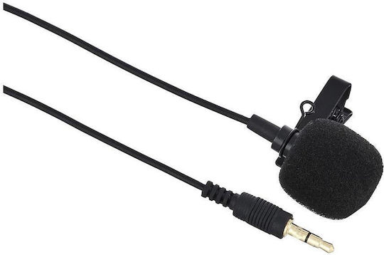 KAL Electronics Mic-Lavalier Microphone 3.5mm Πέτου, Clip On for Camera