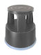 Stool For Living Room Plastic Dark Grey