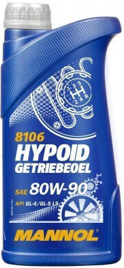 Mannol Ulei Hipoid Lichid De Transmisie Automată Pentru Diferențial 80W-90 1L