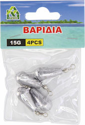 Fishing Jig 15g 4pcs 21263 Topster