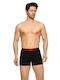 Herren Boxershorts Cotton Bordeaux 1Packung