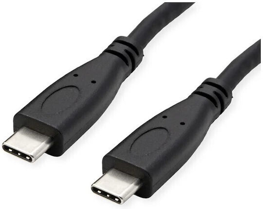 Roline USB 3.2 Cable USB-C Male - USB-C PD Black 1m