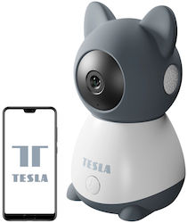 Tesla Drahtlose Babyüberwachung mit Kamera & Audio , mit Zwei-Wege-Kommunikation & Schlaflieder