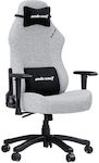 Anda Seat Luna Large Fabric Gaming Chair with Adjustable Arms Black / Red