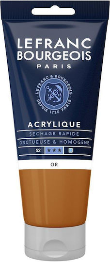 Lefranc & Bourgeois 80ml Fine Acrylic Colour 700 Gold Series 2