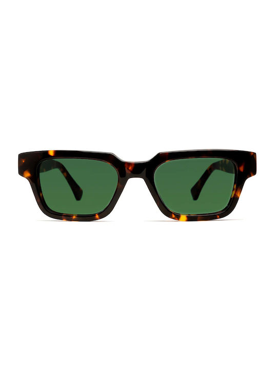 Meller Sonnenbrillen mit Braun Schildkröte Rahmen und Grün Polarisiert Linse SS-O-DARKHAVANAOLI