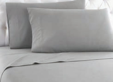 TnS Sheet for Single Bed with Elastic 100x200+25cm. Dark Grey