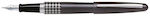 Pilot Mr Retro Pop Collection Fountain Pen Metallic Gray Houndstooth Ring Medium Nib 4902505505027 Nibs Medium