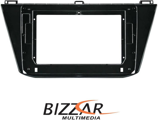 Bizzar DIN Fascia Panels 2 Din Compatible with Screen 10" for Volkswagen Tiguan 2016-2022