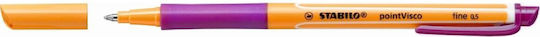 Rollerball Stift Pointvisco 0,5mm Violett Kappe Stabilo 42156475
