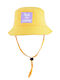 Brims and Trims Παιδικό Καπέλο Bucket Υφασμάτινο Κίτρινο