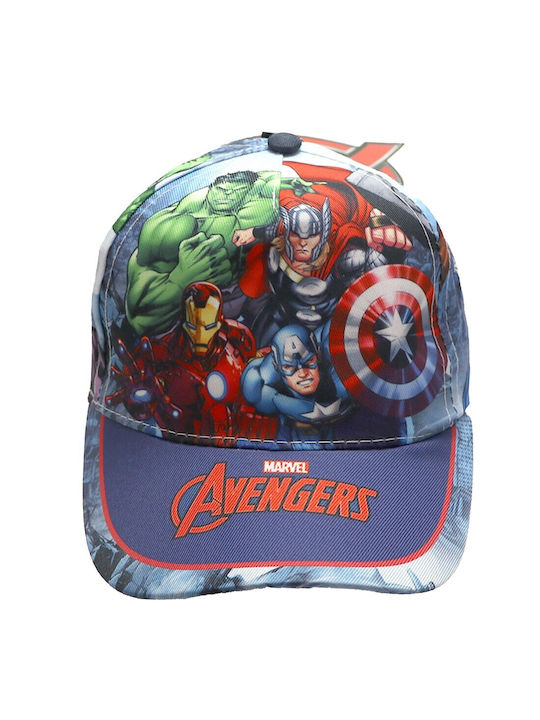 Marvel Kids' Hat Jockey Fabric Blue