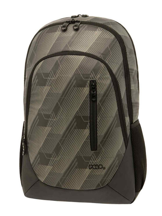 Rucksack Glatt Grau Schwarz 901006 8212 Polo 20...