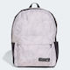 Adidas Classic Graphic Backpack Grey Two Chalk White