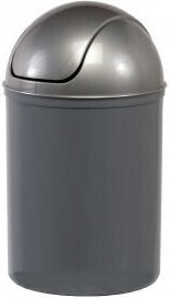 Cyclops Kunststoff Mülleimer Grau 25lt